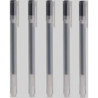 Muji - Gel Ink Ballpoint Pen Cap Black 0.38 MM